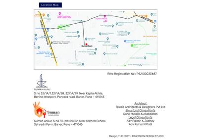 Image of 1608 Sq.ft 3 BHK Apartment / Flat for sale in Suman Kunj, Baner, Pune for Rs. 21093378