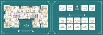 Image of 1180 Sq.ft 2 BHK Apartment / Flat for sale in Satpanth Kalash Serenity, Pushpak Nagar, Navi Mumbai for Rs. 7500000