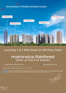 Image of 1118 Sq.ft 2 BHK Apartment / Flat for sale in Mahindra Rainforest Phase 1, Bhandup West, Mumbai for Rs. 20400000