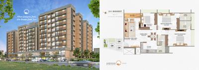 Image of 1750 Sq.ft 3 BHK Apartment / Flat for sale in Aadhvan Shine, Bopal, Ahmedabad for Rs. 8200000