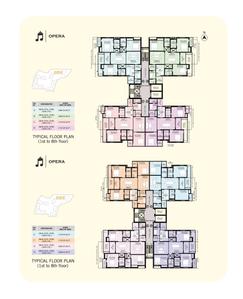 Image of 1240 Sq.ft 3 BHK Apartment / Flat for sale in Odin Symphony City, Mesra, Ranchi for Rs. 5400000
