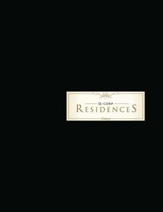 G Corp Residences Brochure 1