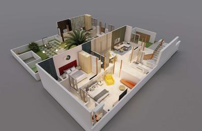 Image of 1000 Sq.ft Residential Plot / Land for sale in 100 Acars Vintage Town, Nargismau, Lucknow for Rs. 2699872