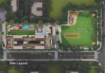 Image of 950 Sq.ft 2 BHK Apartment / Flat for sale in Paradigm Ananda Residency, Borivali West, Mumbai for Rs. 18500000