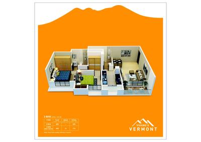 Image of 942 Sq.ft 2 BHK Apartment / Flat for sale in Vihang Vermont, Thane West, Thane for Rs. 8499999