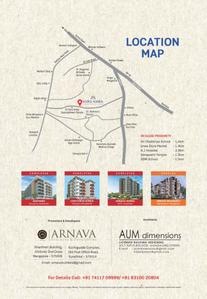 Image of 1385 Sq.ft 3 BHK Apartment / Flat for sale in Arnava Kuruamba Homes, Kottara, Mangalore for Rs. 8800000