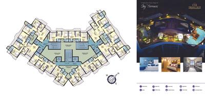 Image of 1200 Sq.ft 3 BHK Apartment / Flat for sale in JE And VEE Om Trimurti, Malad East, Mumbai for Rs. 31000000