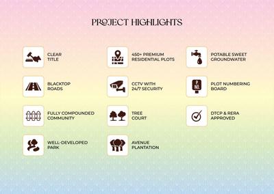 Image of 800 Sq.ft Residential Plot / Land for sale in VR Pearl City, Thirunindravur, Chennai for Rs. 1119200