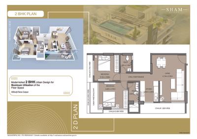 Image of 586 Sq.ft 1 BHK Apartment / Flat for sale in Sham Sadan, Goregaon East, Mumbai for Rs. 17500000