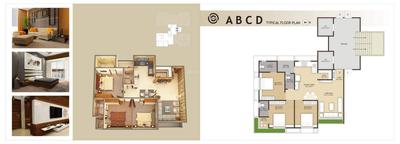 Image of 1500 Sq.ft 3 BHK Apartment / Flat for sale in Suryam Square, Palanpur, Surat for Rs. 6010000