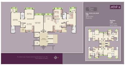Image of 1775 Sq.ft 3 BHK Apartment / Flat for sale in Happy Home Nandini III, Vesu, Surat for Rs. 9450000
