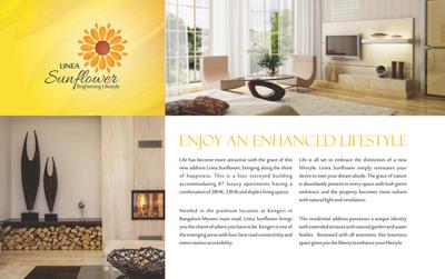 Image of 1709 Sq.ft 3 BHK Apartment / Flat for sale in Linea Sunflower, Kengeri, Bengaluru for Rs. 12500000
