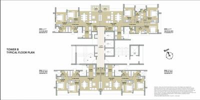 Image of 1200 Sq.ft 3 BHK Apartment / Flat for sale in Viceroy Savana Phase 2, Kandivali East, Mumbai for Rs. 45000000