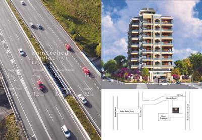 Image of 2306 Sq.ft 3 BHK Apartment / Flat for sale in Bayleaf Heights, Canal Road, Dehradun for Rs. 18900000
