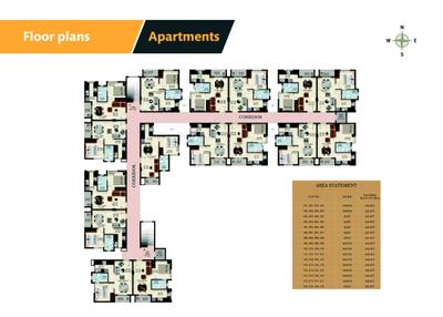 Image of 633 Sq.ft 2 BHK Apartment / Flat for sale in Casagrand Eternia Apartments II, Kalapatti, Coimbatore for Rs. 5500000