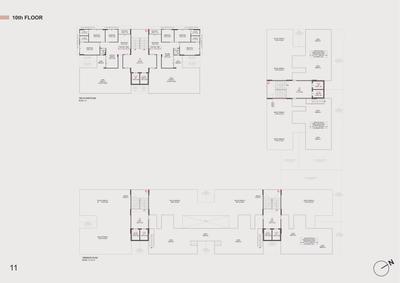 Image of 1890 Sq.ft 3 BHK Apartment / Flat for sale in Satyenza The Auralis, Ognaj, Ahmedabad for Rs. 7350000