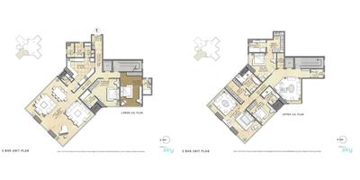 Image of 3080 Sq.ft 3 BHK Apartment / Flat for sale in Indiabulls Sky, Parel, Mumbai for Rs. 115000000