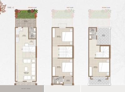 Image of 1800 Sq.ft 3 BHK Duplex for sale in Maple Bunglows 3, Lambha, Ahmedabad for Rs. 6500000