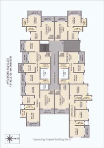 Image of 1220 Sq.ft 3 BHK Apartment / Flat for sale in Kavita Shiv Shrushti Complex Building No 2, Palghar, Mumbai for Rs. 5200000