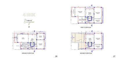 Image of 2259 Sq.ft 4 BHK Villa for sale in Shiv Sanidhya Villas, Adalaj, Gandhinagar for Rs. 33700000