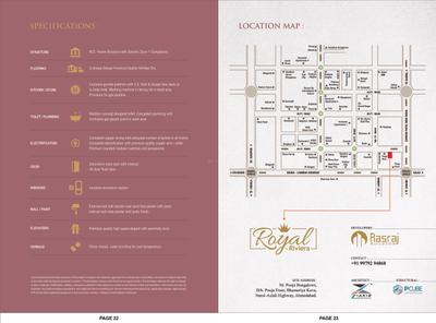 Image of 1125 Sq.ft 2 BHK Apartment / Flat for sale in Royal Riviera, Lambha, Ahmedabad for Rs. 3350000