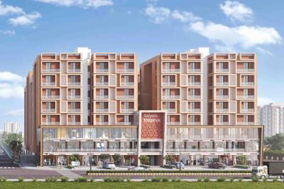 Image of 418 Sq.ft 2 BHK Apartment / Flat for sale in Satyam Elegance, Bhakti Nagar, Rajkot for Rs. 2800000