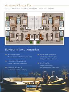 Image of 1800 Sq.ft 3 BHK Apartment / Flat for sale in Stellar Heights, Sanauli, Zirakpur for Rs. 11700000