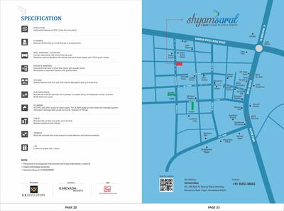 Image of 1650 Sq.ft 3 BHK Apartment / Flat for sale in Shyam Saral, Tragad, Ahmedabad for Rs. 7100000