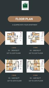 Image of 1750 Sq.ft 3 BHK Apartment / Flat for sale in The Marian Park, Kadri, Mangalore for Rs. 18000000