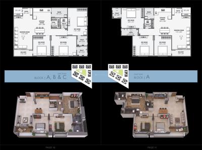 Image of 1500 Sq.ft 3 BHK Apartment / Flat for sale in Shilp White Pelican, GIDC Naroda, Ahmedabad for Rs. 8500000