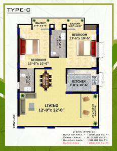Image of 548 Sq.ft 1 BHK Apartment / Flat for sale in Dragon Age The Citadel, Sarai Shekh, Lucknow for Rs. 2850000