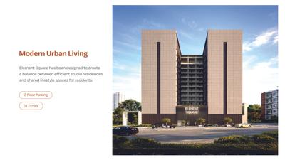 Image of 250 Sq.ft 1 RK Apartment / Flat for sale in LJM Element Square, Mundhwa, Pune for Rs. 4600000
