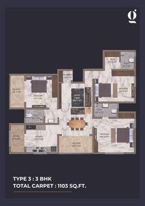 Image of 1630 Sq.ft 3 BHK Apartment / Flat for sale in Gangotree Vidurkrupa, Kothrud, Pune for Rs. 23900000