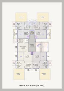 Image of 670 Sq.ft 1 BHK Apartment / Flat for sale in Dream Pearl, Ulwe, Navi Mumbai for Rs. 5400000