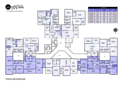 Image of 1500 Sq.ft 3 BHK Apartment / Flat for sale in La Ventana Phase 1, Kondhwa, Pune for Rs. 18000000