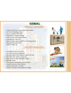 Image of 1075 Sq.ft 2 BHK Apartment / Flat for sale in Oswal Darshan Heights, Palghar, Mumbai for Rs. 5533500