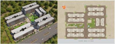 Image of 1395 Sq.ft 2 BHK Apartment / Flat for sale in Vaidehi III Residency, Vavol, Gandhinagar for Rs. 5500000