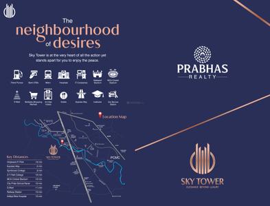 Image of 1031 Sq.ft 2 BHK Apartment / Flat for sale in Prabhas The Sky Tower, Ravet, Pune for Rs. 7700000