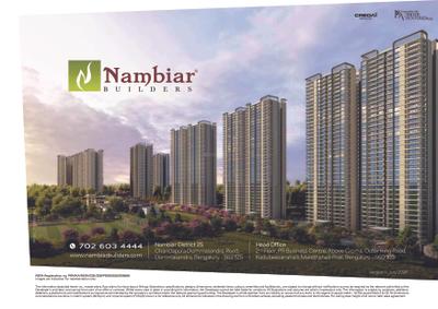 Image of 2561 Sq.ft 4 BHK Apartment / Flat for sale in Nambiar District 25 Phase 3, Kommasandra, Anekal, Bengaluru for Rs. 35000000
