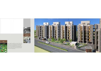 Image of 1215 Sq.ft 2 BHK Apartment / Flat for sale in Abhilasha Sky, Nikol, Ahmedabad for Rs. 5200000