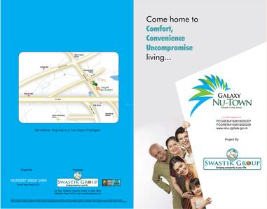 Image of 1100 Sq.ft Residential Plot / Land for sale in Swastik Galaxy Nu Town Tulsi, Tulsi -2, Raipur for Rs. 2299000