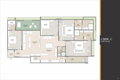 Image of 3475 Sq.ft 4 BHK Apartment / Flat for sale in Nysa Essence 51, Ghatlodiya, Ahmedabad for Rs. 37000000