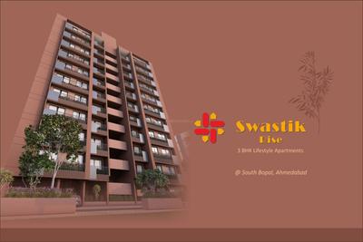Image of 1510 Sq.ft 3 BHK Apartment / Flat for sale in 9 Brothers Swastik Rise, South Bopal, Ahmedabad for Rs. 9500000