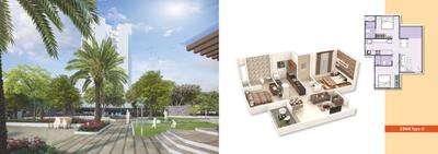 Image of 677 Sq.ft 2 BHK Apartment / Flat for sale in Spectrum BA Swadesha Phase 2, Moshi, Pune for Rs. 5100000