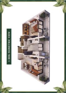 Image of 680 Sq.ft 1 BHK Apartment / Flat for sale in Chhaya Central Greens, Kalyan East, Kalyan for Rs. 3800000