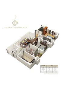 Image of 920 Sq.ft 2 BHK Apartment / Flat for sale in Park Vista by Park Vista, Lohegaon, Pune for Rs. 7400000
