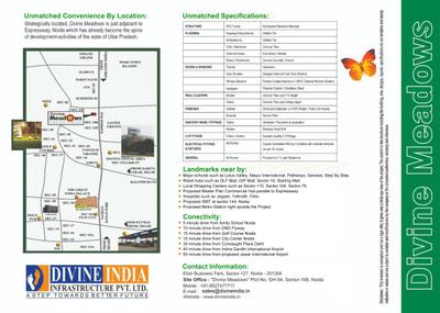 Image of 1435 Sq.ft 2.5 BHK Apartment / Flat for sale in Divine Meadows, Sector 108, Noida for Rs. 23000000