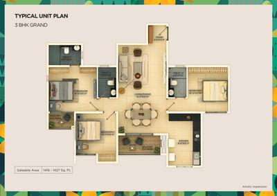 Image of 631 Sq.ft 1 BHK Apartment / Flat for sale in Provident Ecopolitan Phase 1A by Provident Housing Limited, Huvinayakanahalli, Bengaluru for Rs. 7800000