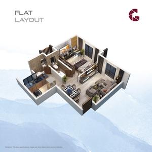 Image of 615 Sq.ft 1 BHK Apartment / Flat for sale in Sea Rock, Borivali West, Mumbai for Rs. 12500000