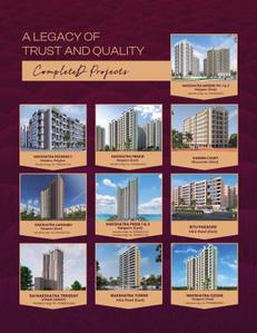Image of 1020 Sq.ft 2 BHK Apartment / Flat for sale in JSB Nakshatra Nirvaana 1, Naigaon East, Naigaon for Rs. 5130000